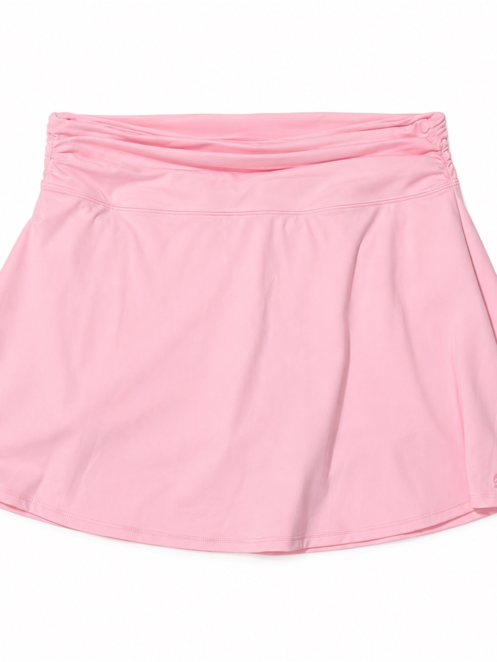 Fabletics Ruched Flounce Classic Mini Skirt Soft Pink M NWT